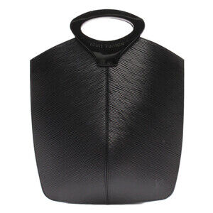 Louis Vuitton Demi Lune Epi Handbag Black